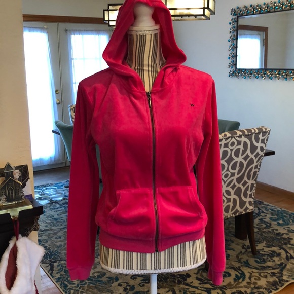 Nicki Minaj Jackets & Coats Hot Pink Velour Hoodie Poshmark